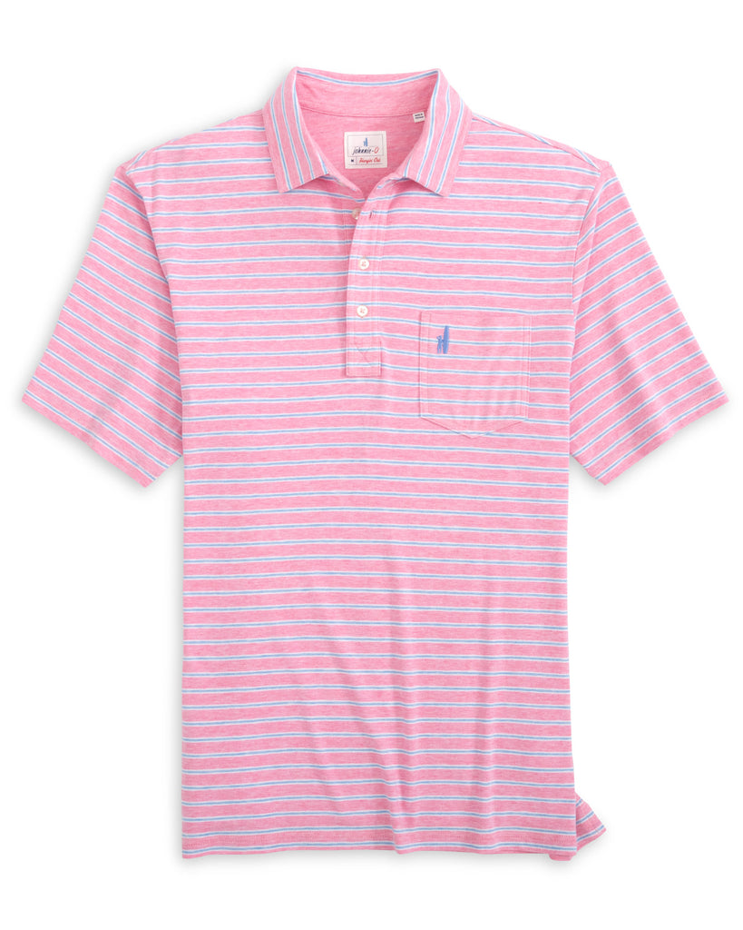 Matthis Stripe Polo - Petal