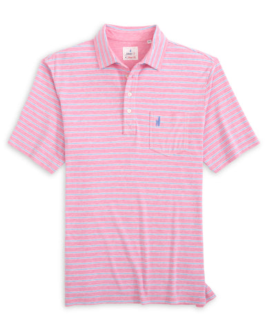 Matthis Stripe Polo - Petal