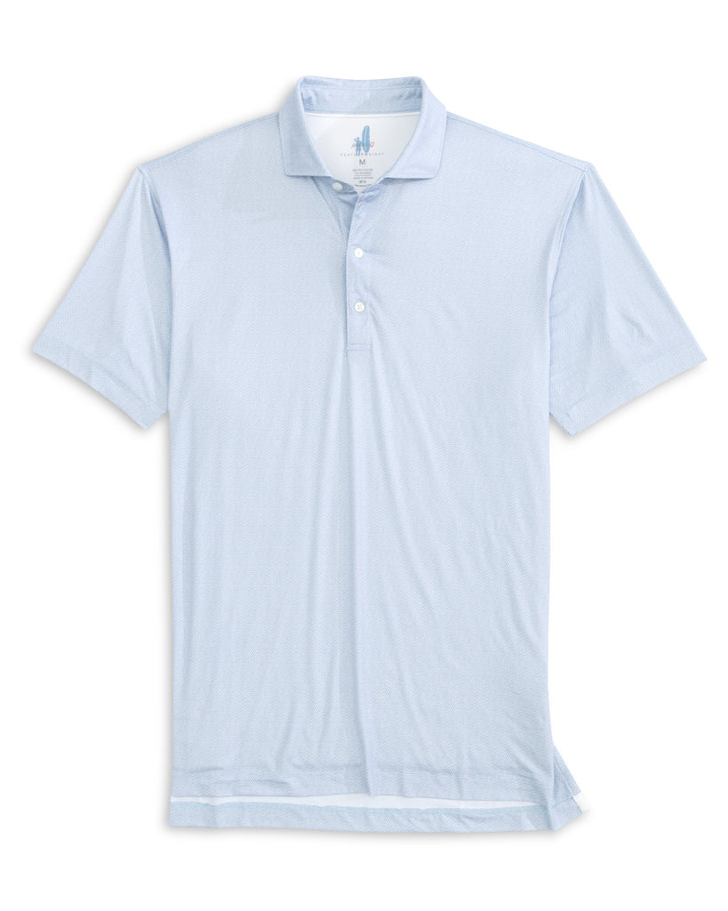 Marlin Printed Performance Polo - Verbena
