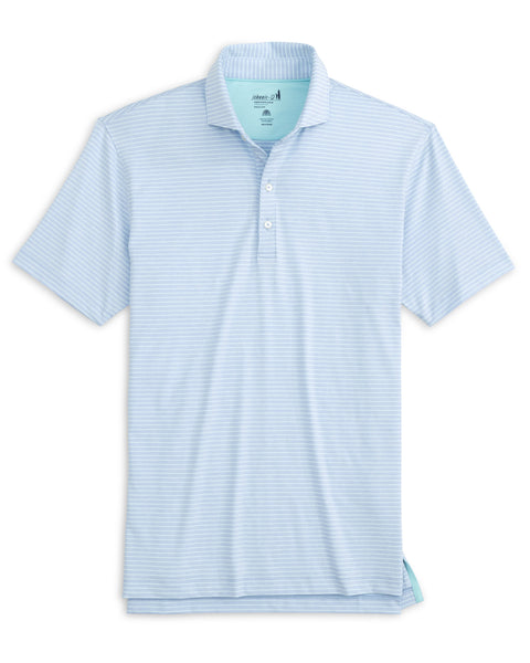Michael Striped Performance Polo - Kona