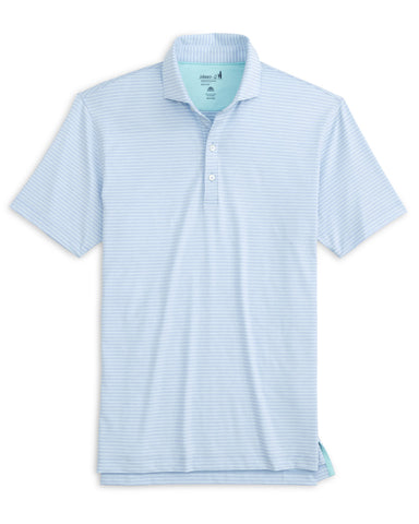 Michael Striped Performance Polo - Kona