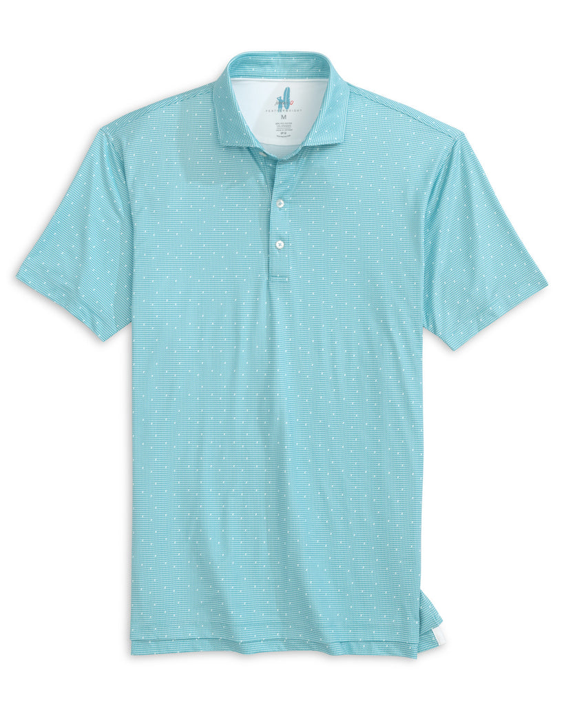 Tundra Printed Featherweight Performance Polo - Haze