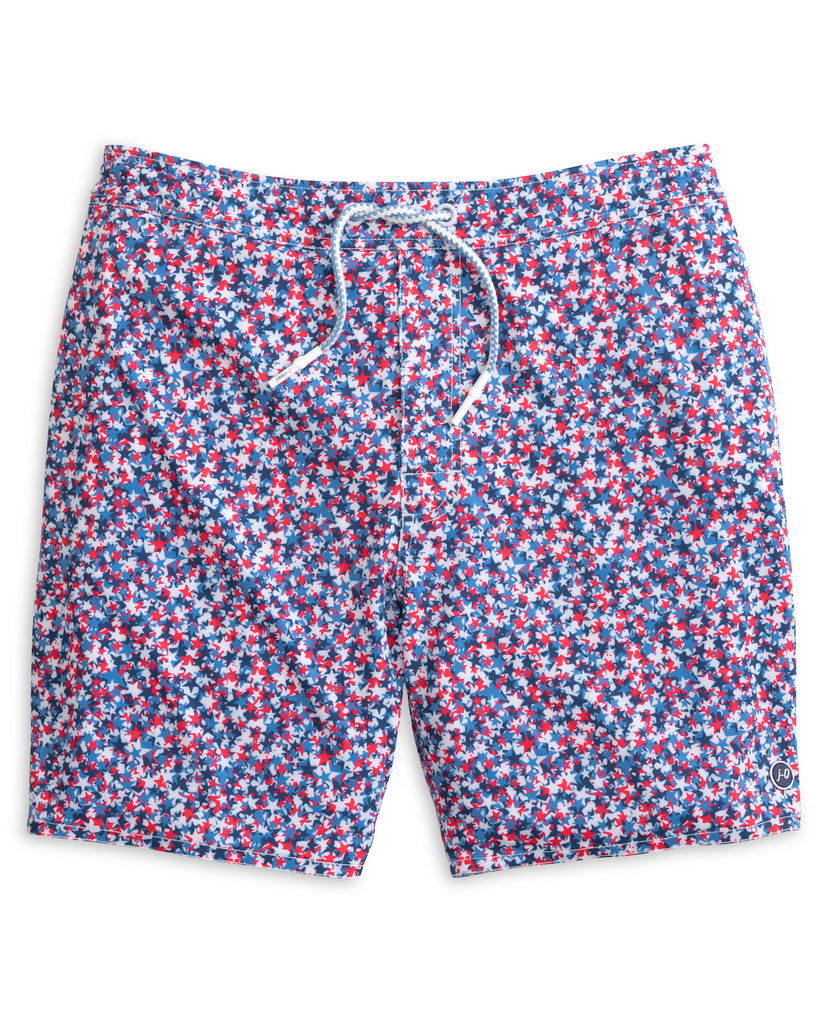 Seeing Stars Half Elastic 7" Swim Trunks - Maliblu