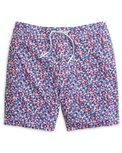Seeing Stars Half Elastic 7" Swim Trunks - Maliblu