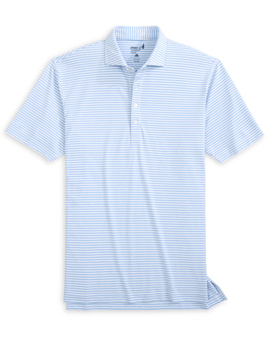 Stetsons Striped Performance Polo - Maliblu