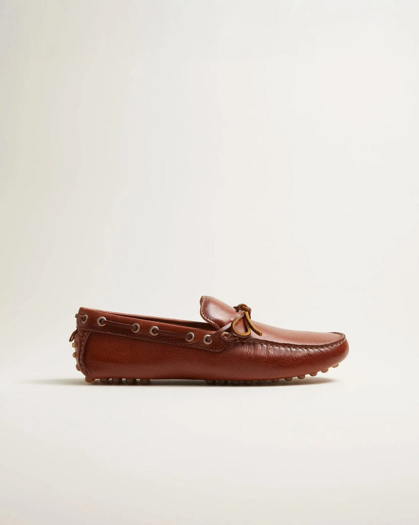 Leather Getaway Driver - Cognac