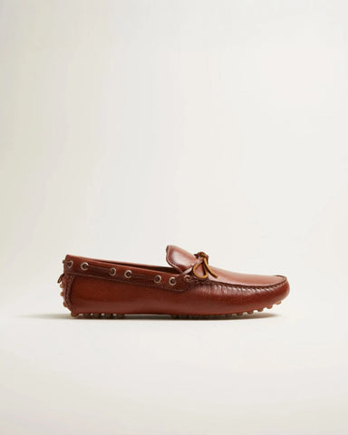 Leather Getaway Driver - Cognac