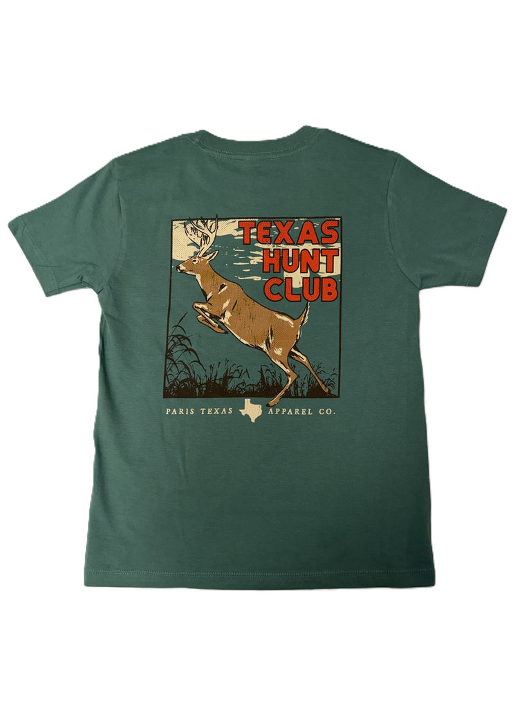 Youth Texas Hunt Club T-Shirt - Pine