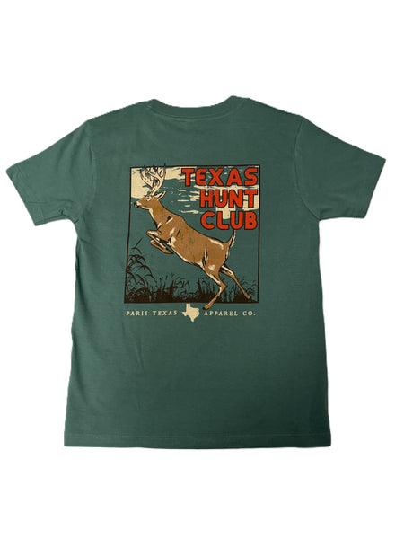 Youth Texas Hunt Club T-Shirt - Pine