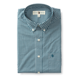 Walton Gingham Performance Poplin Sport Shirt - Legion Blue