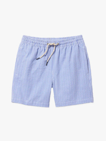 Kids Bayberry Trunk - Light Blue Seersucker