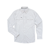 The Lonesome Dove Western Long Sleeve - Grey White Plaid Check