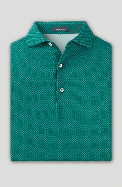 Mason Performance Polo - Evergreen / Luxe Blue