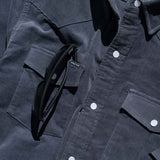 The Barton Springs Corduroy Shirt - Navy