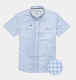 The Channel Cat Original Short Sleeve - Blue & Gray
