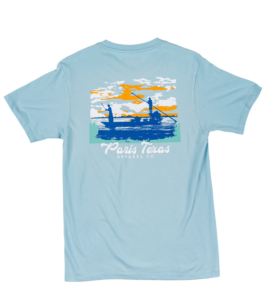 Fly Fisherman Pocket T-Shirt - Chambray