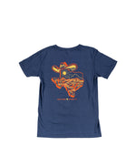 Youth Cowboy Hat T-Shirt - Navy