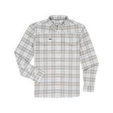 The Pearl Cat Western Flannel Shirt - White Plaid