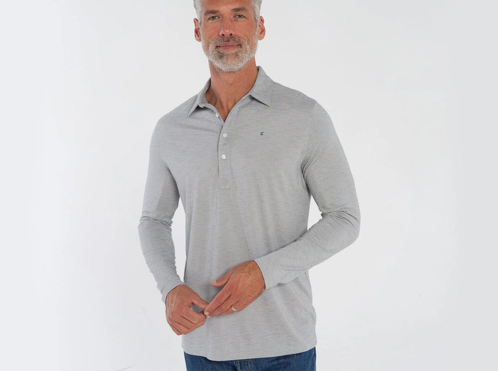 Performance Long Sleeve Range Polo - Silverado