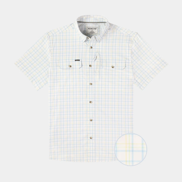 The Bushwacker Original Short Sleeve - Blue/Gold/Green Plaid