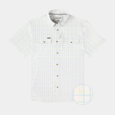The Bushwacker Original Short Sleeve - Blue/Gold/Green Plaid
