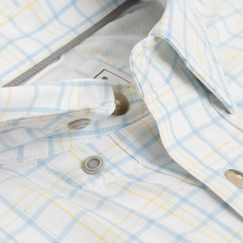 The Bushwacker Original Short Sleeve - Blue/Gold/Green Plaid