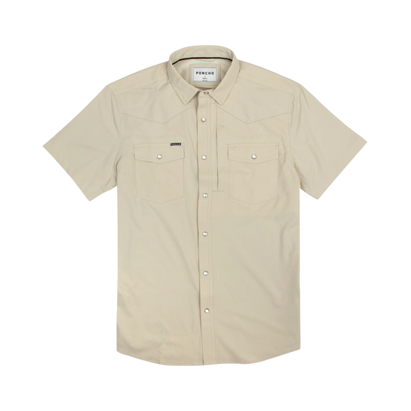 The Pecos Western Short Sleeve - Tan