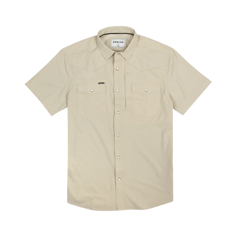 The Pecos Western Short Sleeve - Tan