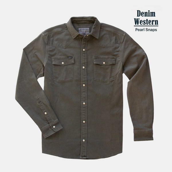 The Falfurrias Western Denim Shirt