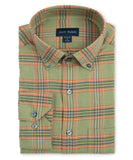 Plaid Lightweight Flannel Shirt - Sage