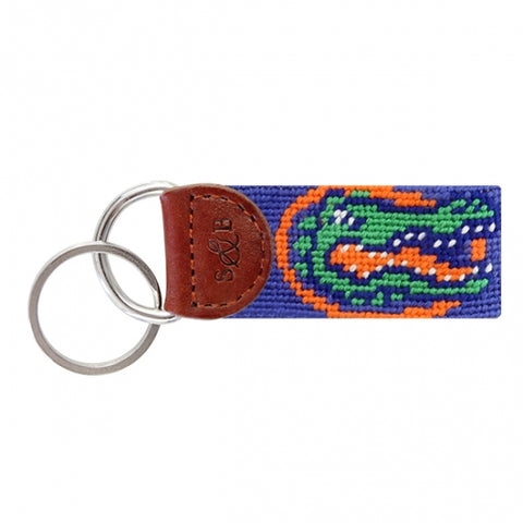 Florida Needlepoint Key Fob