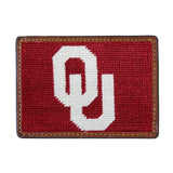 Oklahoma Needlepoint Card Wallet
