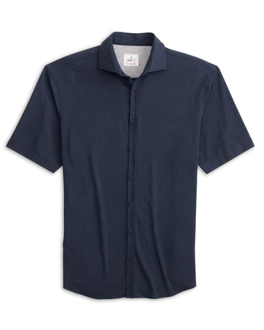 Surfsucker Short Sleeve Button Down - Lake