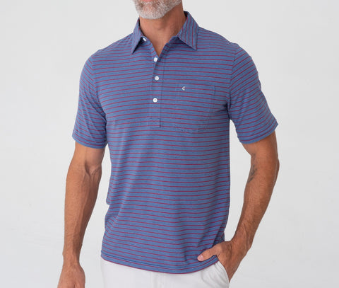 Stretch Players Shirt - Condesa Stripe Navy