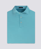 Andrew Striped Performance Polo - Acqua