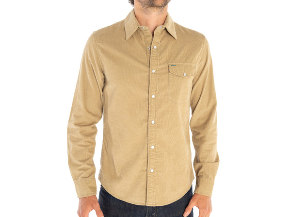 Button Down Corduroy - Sand