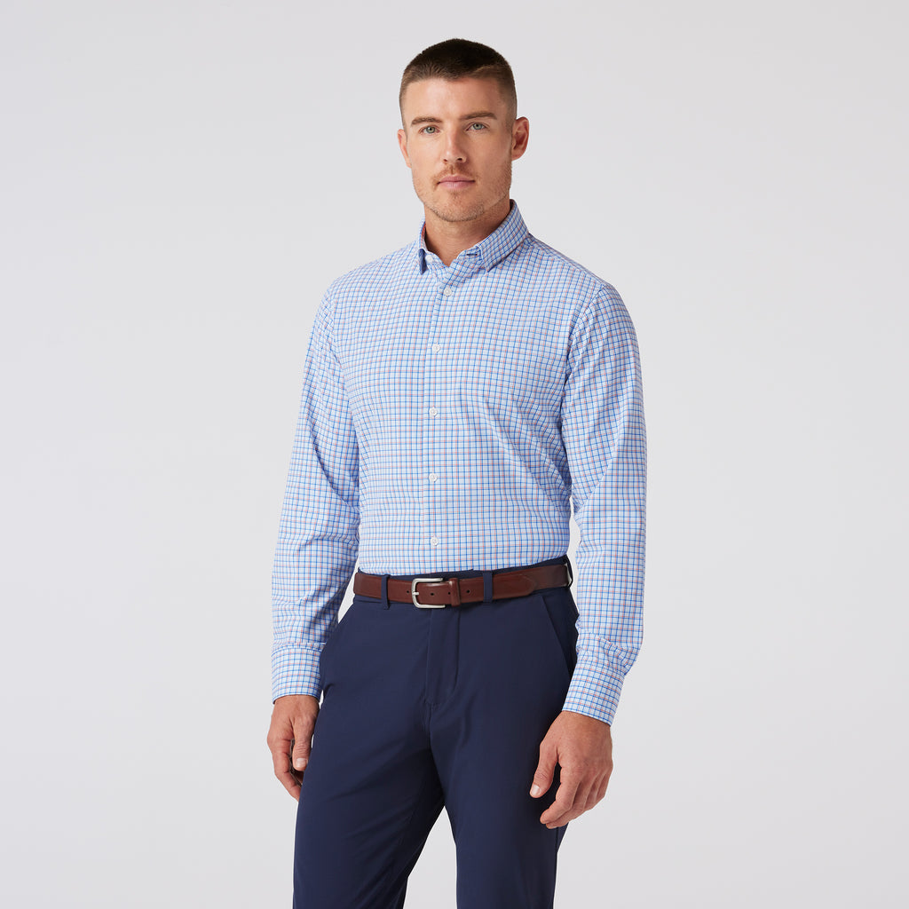 Leeward Button Down Shirt - Birdie Blue Ludlow Plaid