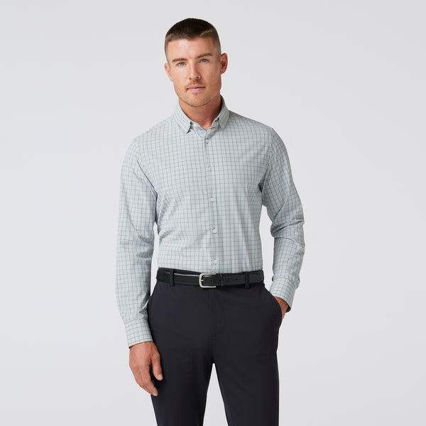 Leeward Button Down Shirt - Aluminum Manor Plaid