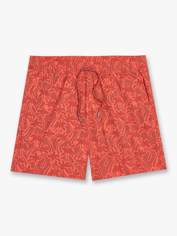 Bungalow Trunk - Coral Cutout Palms