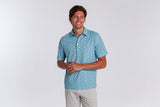 Performance Sport Range Polo - Bonefish Print Mint
