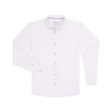The Open Flame Ultra-Lite Long Sleeve - Red and Blue Windowpane Plaid