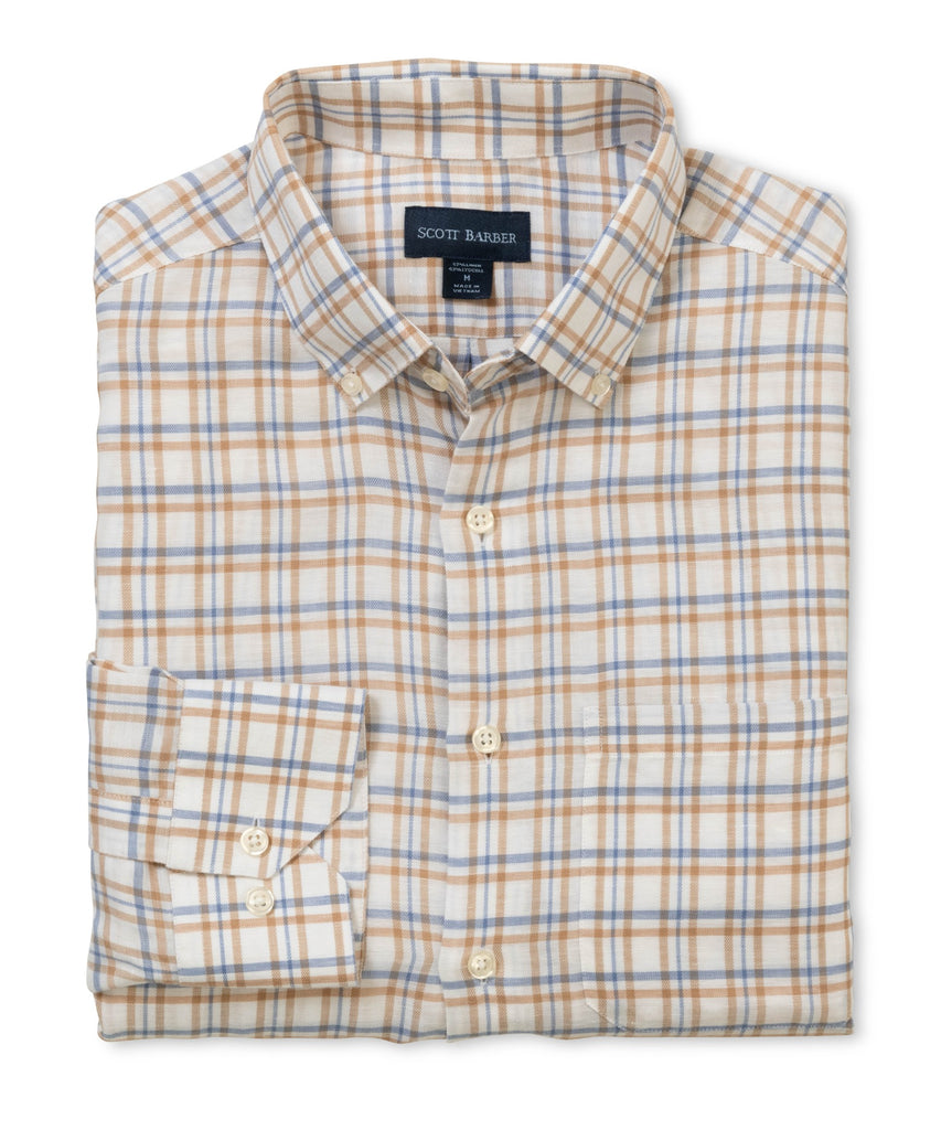 Coastal Linen Plaid - Natural
