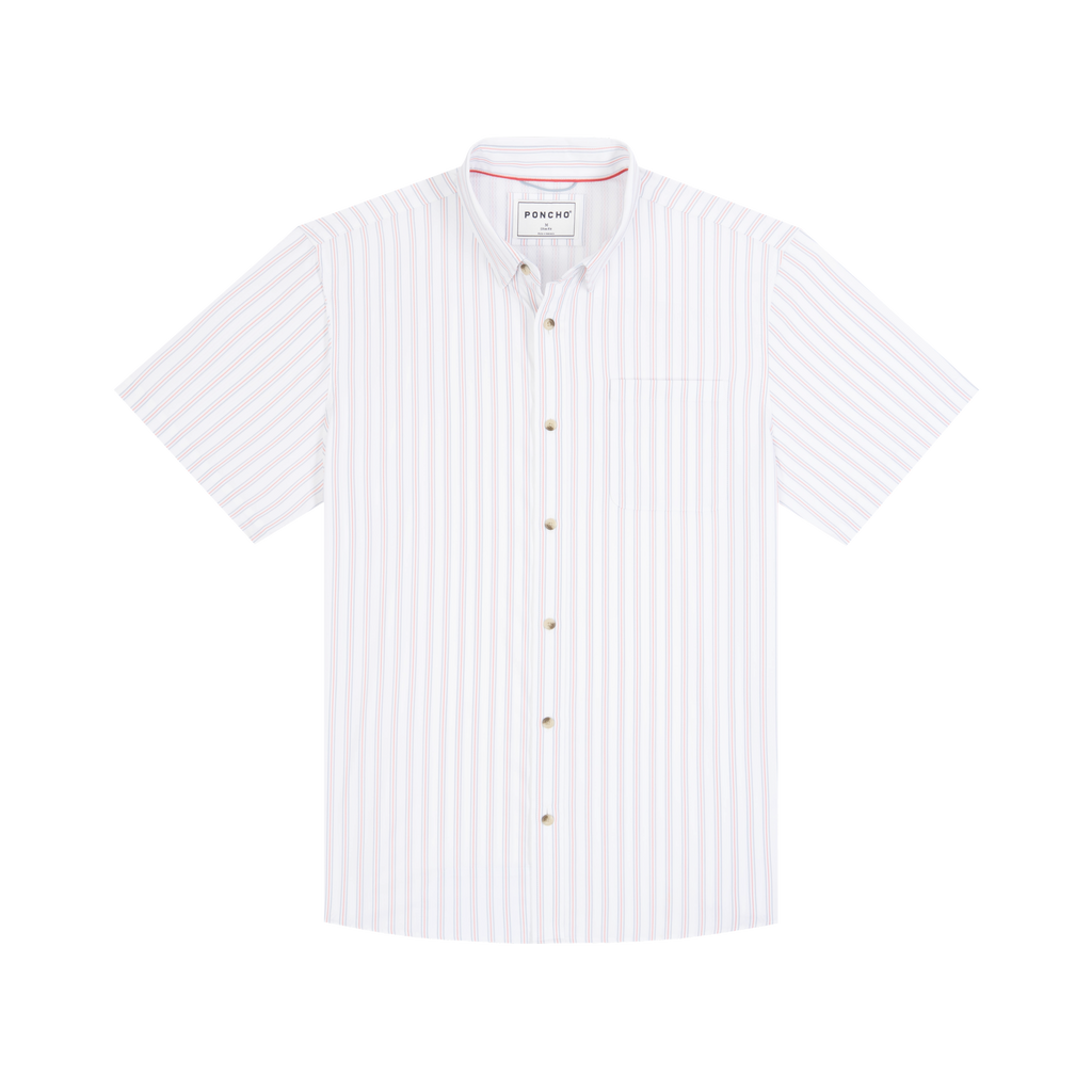 The Uncle Sam Ultra-Lite Short Sleeve - Red/White/Blue Vertical Stripe