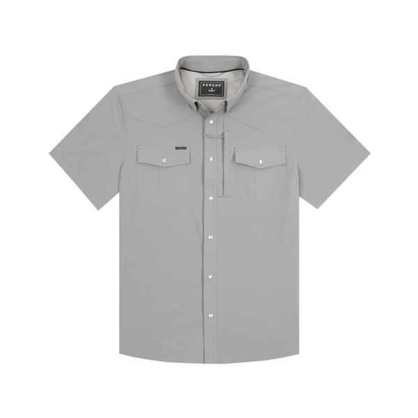 The Wildcatter Western Tuff-Thread Short Sleeve - Grey