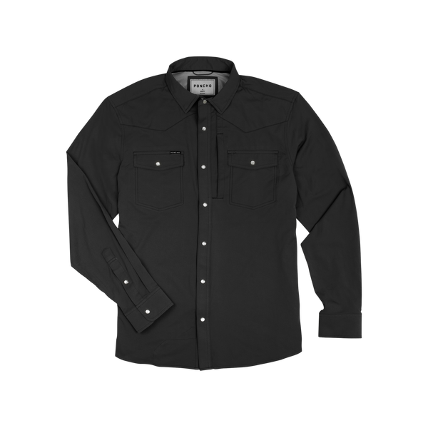 The Piedras Negras Western Long Sleeve - Black