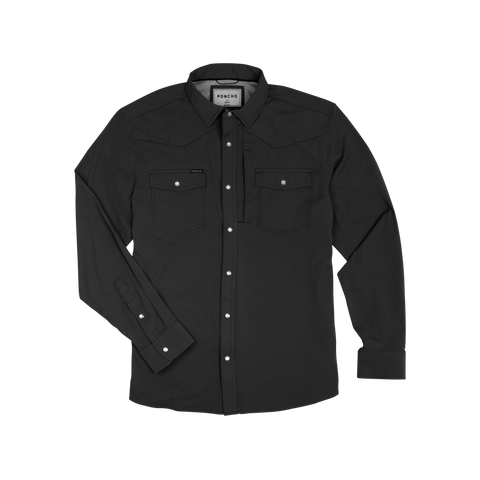 The Piedras Negras Western Long Sleeve - Black
