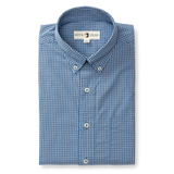 Fuller Plaid Cotton Poplin Sport Shirt - Varsity Blue