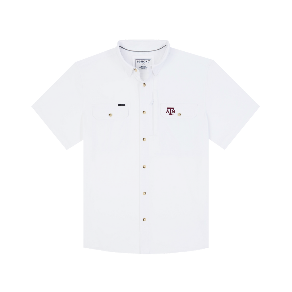The Reveille Original Short Sleeve - White A&M Logo