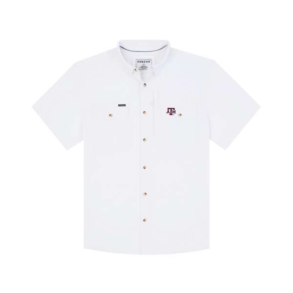 The Reveille Original Short Sleeve - White A&M Logo