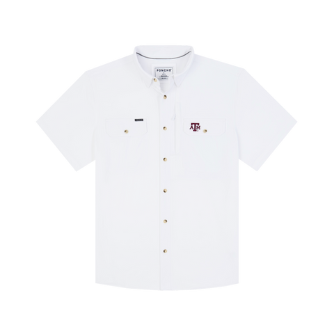 The Reveille Original Short Sleeve - White A&M Logo